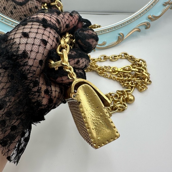 Anthropologie Mini Double Chain Charm Belt/Bag - Picture 16 of 17